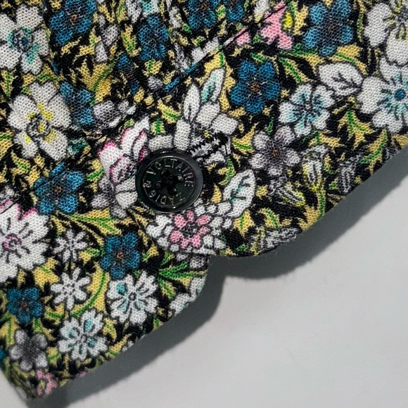 ZADIG & VOLTAIRE Risla Dress Medium Risla Liberty-floral Crinkle Dress In Gelb - Picture 10 of 11